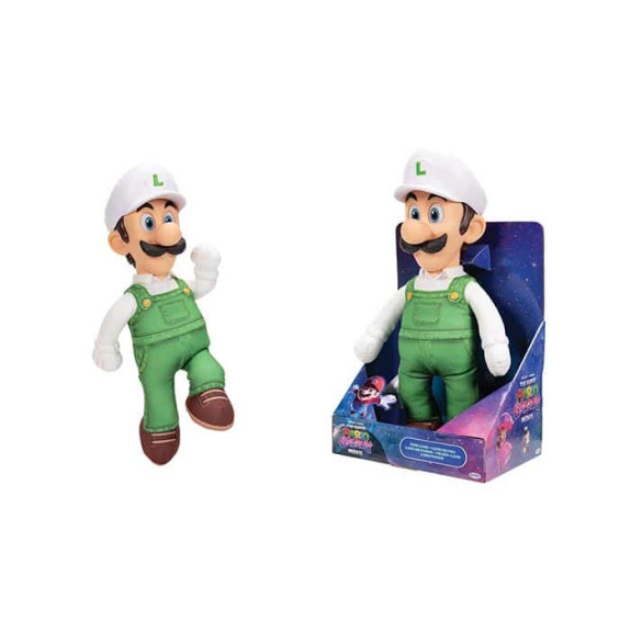 Super Mario2 Movie Jumbo Roto Plush - Fire Luigi
